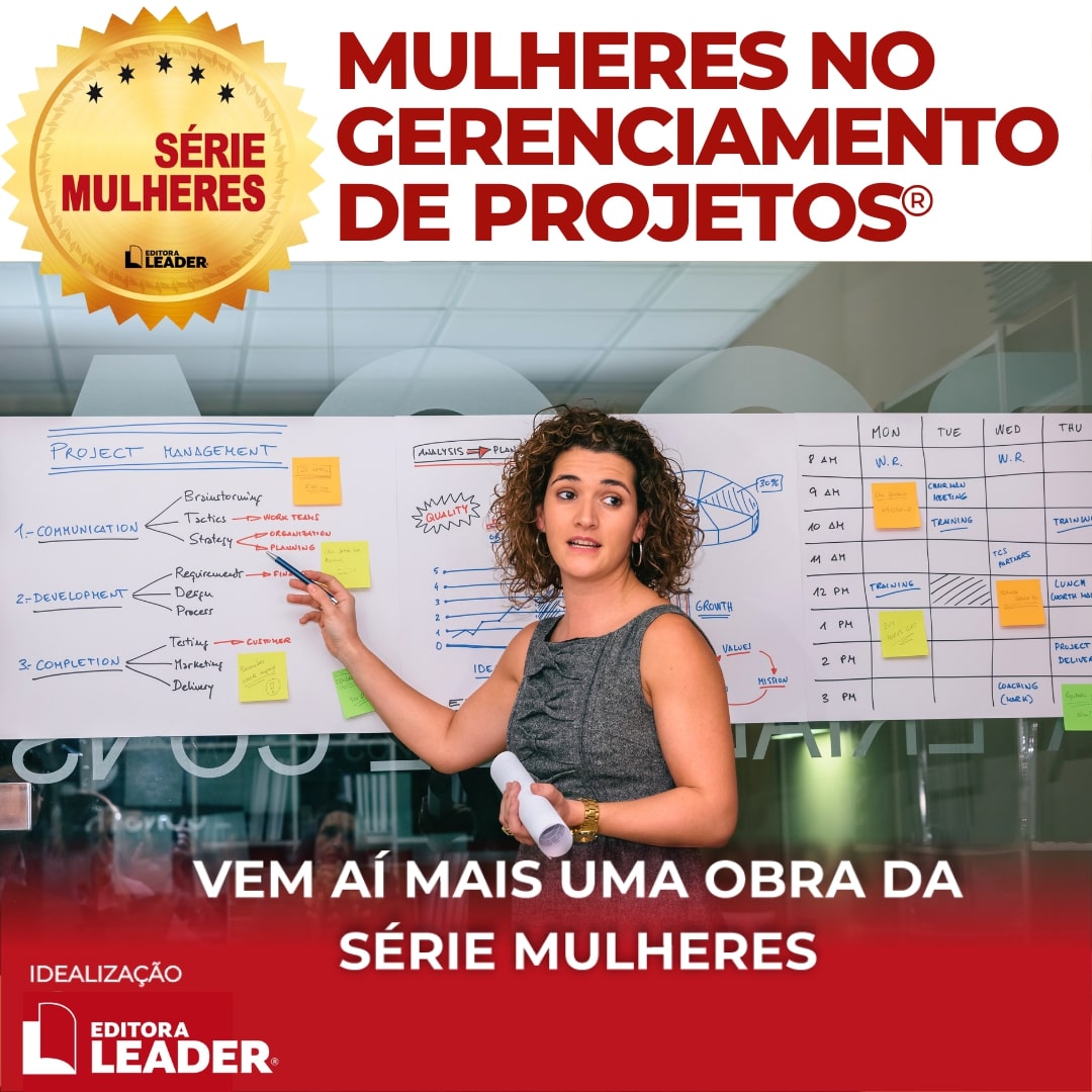 Foto capa livro Mulheres no Gerenciamento de Projetos