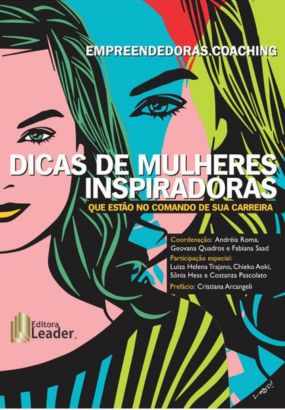 Foto capa livro Empreendedoras.Coaching - Dicas de Mulheres Inspiradoras